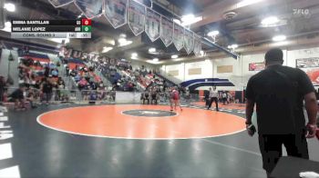 145 lbs Cons. Round 3 - Emma Santillan, Great Oak vs Melanie Lopez, Arroyo