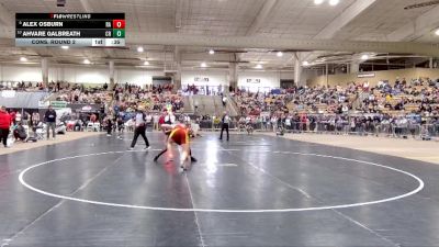 AA 175 lbs Cons. Round 2 - Ahvare Galbreath, Clarksville High School vs Alex Osburn, Ravenwood High School