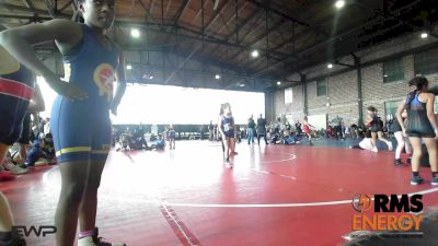 62 lbs Rr Rnd 3 - Sofie Mcnatt, Oklahoma Supergirls vs Kynslee Church, Team Tulsa Girls NDT