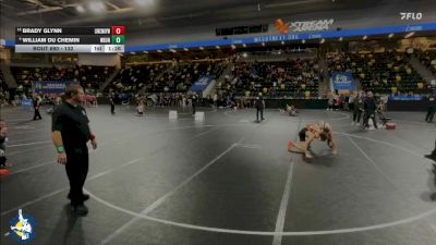 132 lbs Quarterfinal - Brady Glynn, New Lenox (Lincoln-Way West) vs William Du Chemin, Wilmot Union