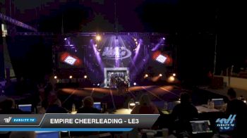 Empire Cheerleading - LE3 [2019 Senior - D2 3 Day 2] 2019 US Finals Pensacola