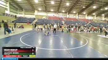 39 lbs Quarterfinal - Grayson Jensen, Westlake vs Bexon Neibaur, Bonneville Wrestling