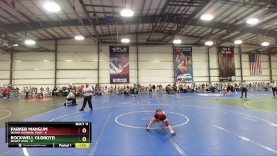 56 lbs Rd# 6- 9:00am Saturday Final Pool - Rockwell Oldroyd, SELECT Utah vs Parker Mangum, NCWAY National Team