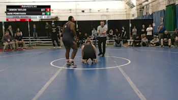 285 lbs Cons. Round 4 - Jake Pomykata, Johns Hopkins vs Simon Taylor, Gettysburg