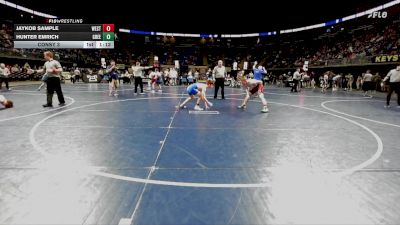 155 lbs Consy 3 - Jaykob Sample, West Branch vs Hunter Emrich, Greenville