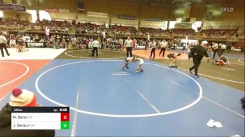 50 lbs Quarterfinal - Maverick Sena, Top Notch WC vs Jaxon Devaul, Pikes Peak Warriors