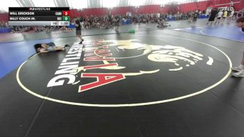 132 lbs Round 3 (8 Team) - Will Erickson, Cameron B vs Billy Couch Jr., Roncalli B