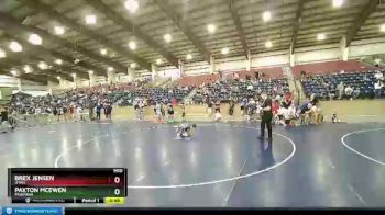 70 lbs 3rd Place Match - Brex Jensen, Utah vs Paxton McEwen, Montana