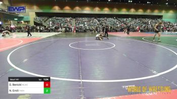 95 lbs Quarterfinal - Dalton Benicki, Motherlode Wrestling Club vs Nico Emili, The Hunt Wrestling Club