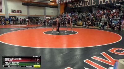 135-138 lbs Round 2 - Perah Boston, Prairie, Cedar Rapids vs Gemma Plummer, Burlington