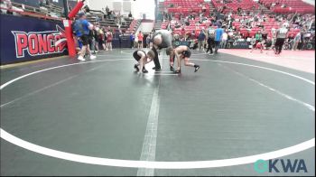 43 lbs Consi Of 8 #2 - Ashdon Cathey, Tonkawa Takedown Club vs Elijah Clark, Owasso Takedown Club