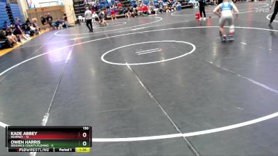 150 lbs Round 2 - Kade Abbey, Kearney vs Owen Harris, Sedgwick County/Fleming