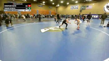 120 lbs Champ. Round 1 - Jonathan Davis, Firebaugh vs Chase Nyznyk, San Luis Obispo