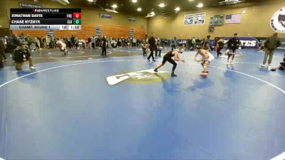 120 lbs Champ. Round 1 - Jonathan Davis, Firebaugh vs Chase Nyznyk, San Luis Obispo