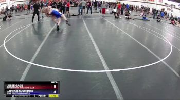 157 lbs Quarterfinal - Jesse Gage, Powerhouse Wrestling Club vs James Kansteiner, MWC Wrestling Academy