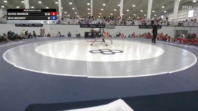 100 lbs Olivia Munson, California Gold vs Mya Beckett, Wisconsin