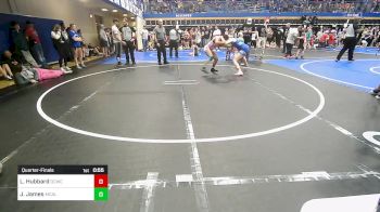 115 lbs Quarterfinal - Lindlee Hubbard, Dark Cloud Wrestling Club vs Jaylianna James, Mcalester Youth Wrestling