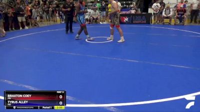 187 lbs Cons. Semi - Braxton Coey, MN vs Tyrus Alley, MO