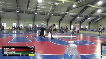 157 lbs Cons. Round 5 - Nick Coreno, Gannon University Unattached vs Sully Allen, Edinboro