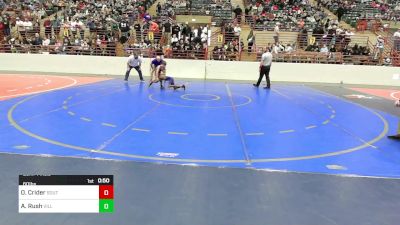 60 lbs Semifinal - Owen Crider, South Paulding Junior Spartans Wrestling Club vs Ashton Rush, Villa Rica Youth Wrestling