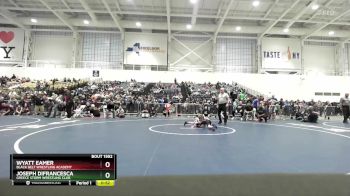 58 lbs Cons. Round 3 - Joseph DiFrancesca, Greece Storm Wrestling Club vs Wyatt Eamer, Black Belt Wrestling Academy
