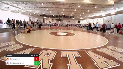 184 lbs Consi Of 8 #1 - Braxton Lewis, Virginia Military Institute vs Dylan Newsome, Virginia