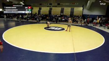 125 lbs Champ. Round 1 - Anakin Burks, Shenandoah University vs Mason Barrett, Averett
