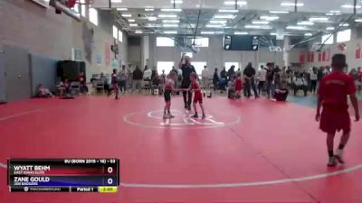 53 lbs Round 3 - Wyatt Behm, East Idaho Elite vs Zane Gould, 208 Badgers