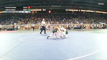 D4-120 lbs Cons. Semi - Aedyn Pasco, Brown City vs Kolton Burns, Decatur