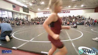 66 lbs Rr Rnd 3 - Ridge Nichols, Rough Riders vs Maxwell McConnell, Newkirk Takedown Club