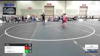 101 lbs Semifinal - Jace Schut, Michigan Premier WC - (B) vs Levi Halbert, MWC Wrestling Academy