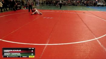 60 lbs Cons. Semi - Geremy Thompson, Owatonna Wrestling Academy vs Harrison Schuelke, Minneota