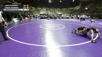 128 lbs 5th Place - Cairo Plascencia, Central vs Manuel Gutierrez, Selma