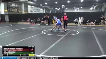 130 lbs Cons. Round 1 - Gracie Leslie, Collins-Maxwell vs Bella Hirsch-Rollins, Council Bluffs Abraham Lincoln