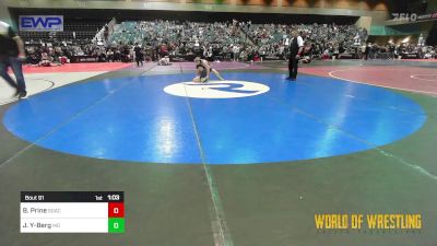 83 lbs Quarterfinal - Brighton Prine, SGAC vs Jordan Yi-Berg, Mad Dawg Wrestling Club