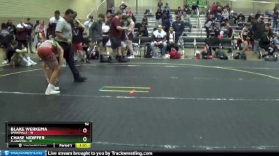 92 lbs Placement (4 Team) - Asher Raimer, Grandville vs Austin Wisterman, Clarkston