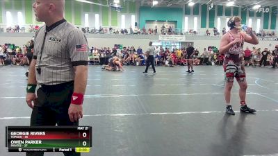 165 lbs Cons. Round 2 - Georgie Rivers, Topgun vs Owen Parker, Pirates