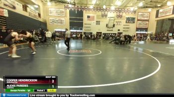 175 lbs Semifinal - Alexis Paredes, Wapato vs Cooper Hendrickson, Burlington