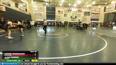 175 lbs Semifinal - Alexis Paredes, Wapato vs Cooper Hendrickson, Burlington