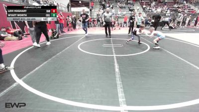 55 lbs 3rd Place - Levi Hughart, Raw Wrestling Club vs Wyatt Worth, Collinsville Cardinal Youth Wrestling