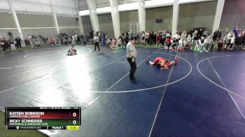 110 lbs Cons. Round 2 - Kaysen Robinson, American Fork Cavemen vs Ricky Schneider, Diamondville Wrestling Club