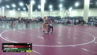 165 lbs Round 3 (6 Team) - Corwin Cambron, Iowa Gables vs Jaden Lucas, Indiana Goon Squad