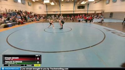 106 lbs Round 1 (10 Team) - Ethan Geiger, Laramie vs Teegan Eldridge, East Renegade