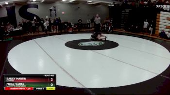 110 lbs. Champ. Round 3 - Mera Flores, Lafayette (Wildwood) vs Bailey Martin, Kearney