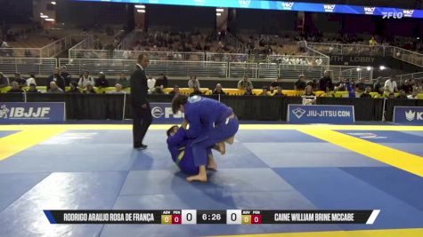 Caine William Brine McCabe vs Rodrigo Araujo Rosa De França 2025 Pan Jiu Jitsu IBJJF Championship