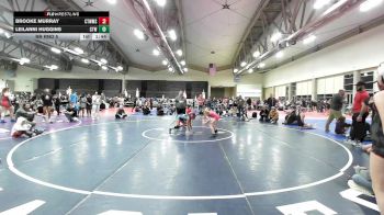 85 lbs Rr Rnd 5 - Brooke Murray, CT Whale Orca vs Leilanni Huggins, Cordoba Trained Girls