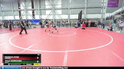 155 lbs Cons. Round 3 - Maddux Stow, Montana vs Titus DesRoches, INWTC