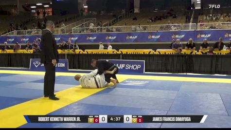 James Francis Dimayuga vs Robert Kenneth Warren Jr. 2026 Pan Jiu Jitsu IBJJF Championship