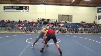 1st Place Match - Leonardo Salzano, UNLV Men vs Isaiah Morales, Menlo College Transition Men