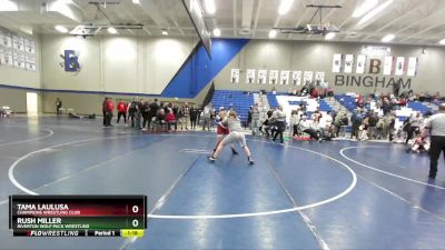 145 lbs 3rd Place Match - Rush Miller, Riverton Wolf Pack Wrestling vs Tama Laulusa, Champions Wrestling Club